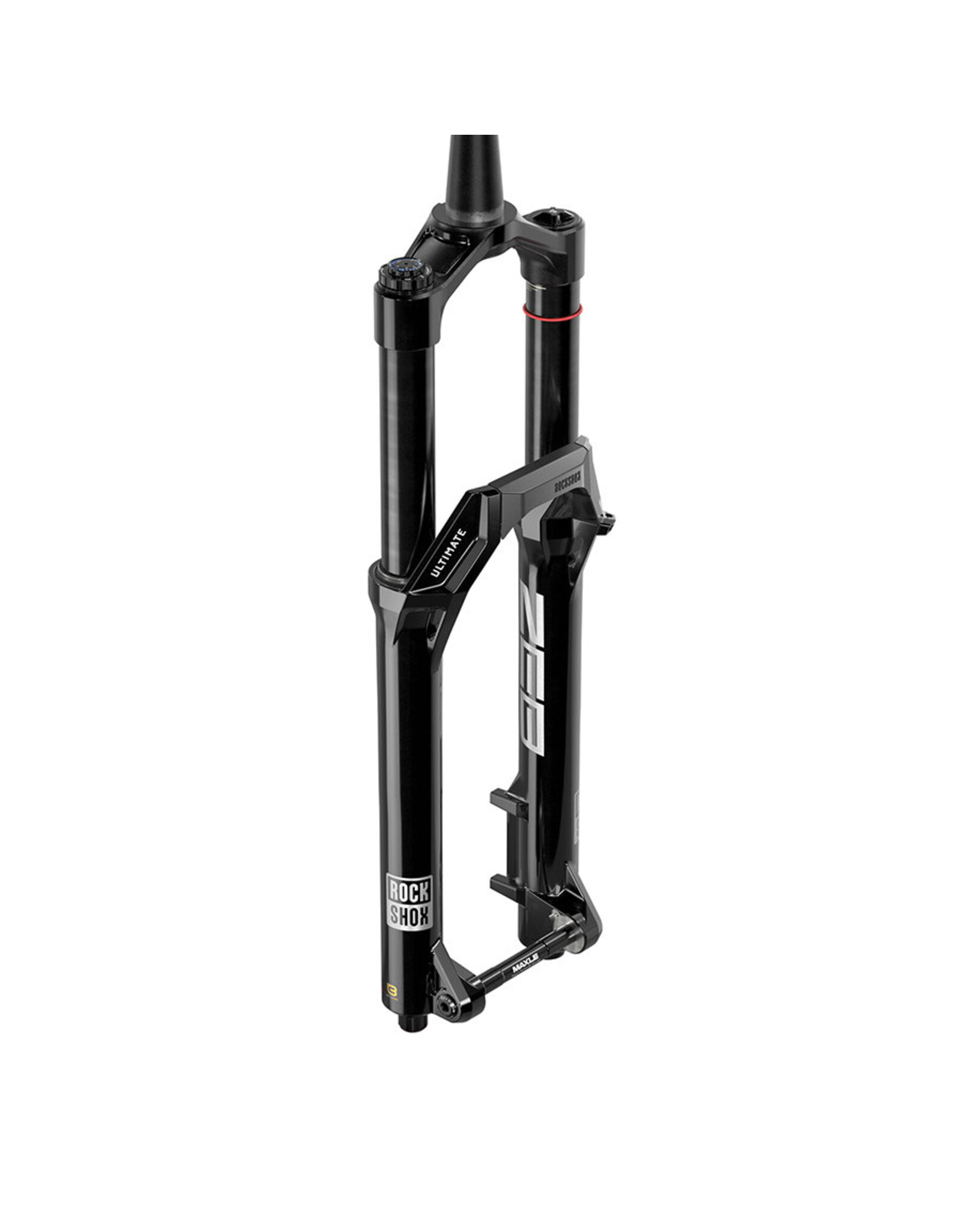 RockShox RockShox ZEB Ultimate Charger 3.2 RC2 Suspension Fork - 29", 180mm, Gloss Black, 15x110mm, 44mm Offset, Linear XL Air Spring, B1