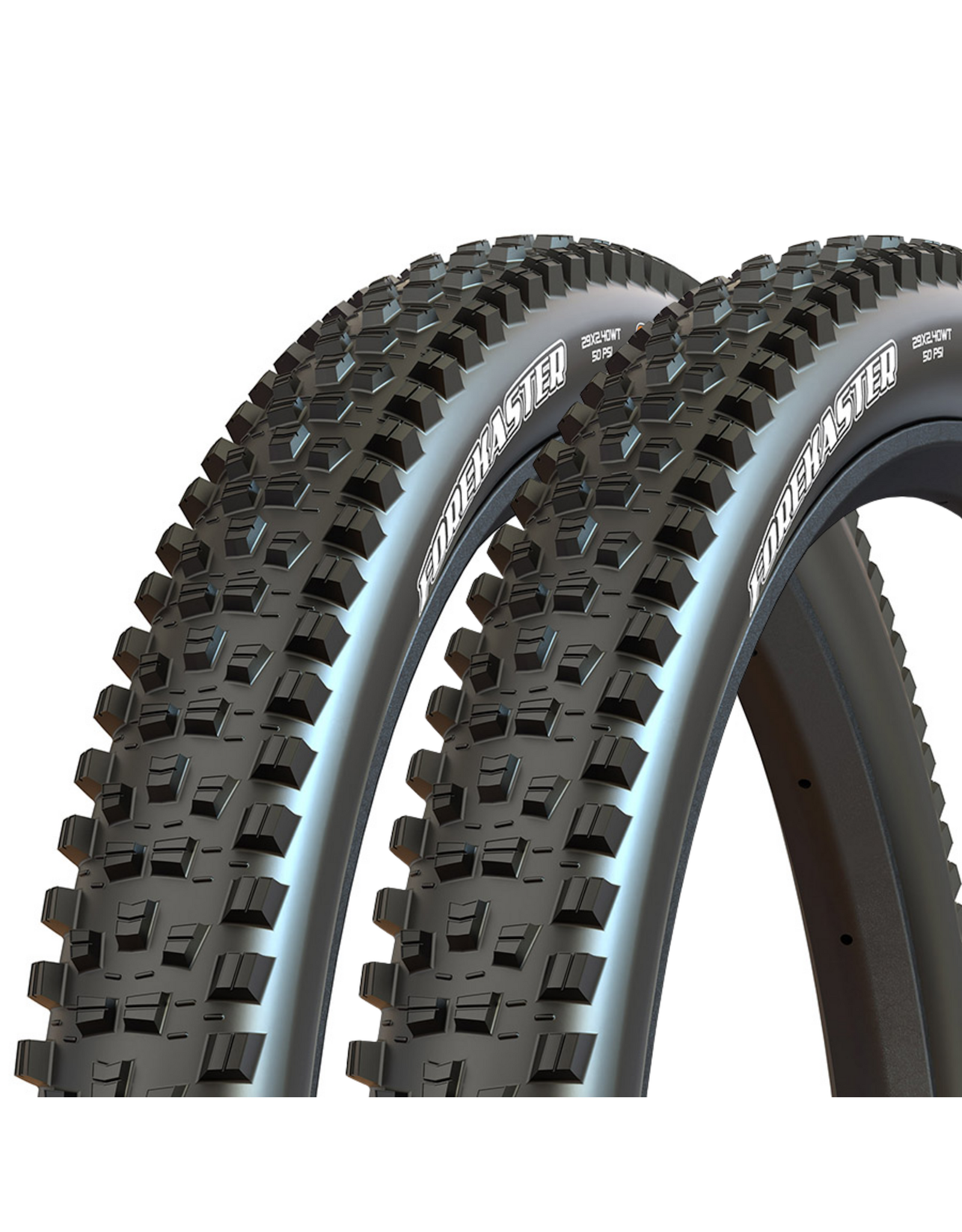 Maxxis Tire Kit: (Qty 2) Maxxis, Forekaster, Mountain Tire, 29"x2.40, Folding, Tubeless Ready, MaxxTerra, EXO+, 60TPI, Black