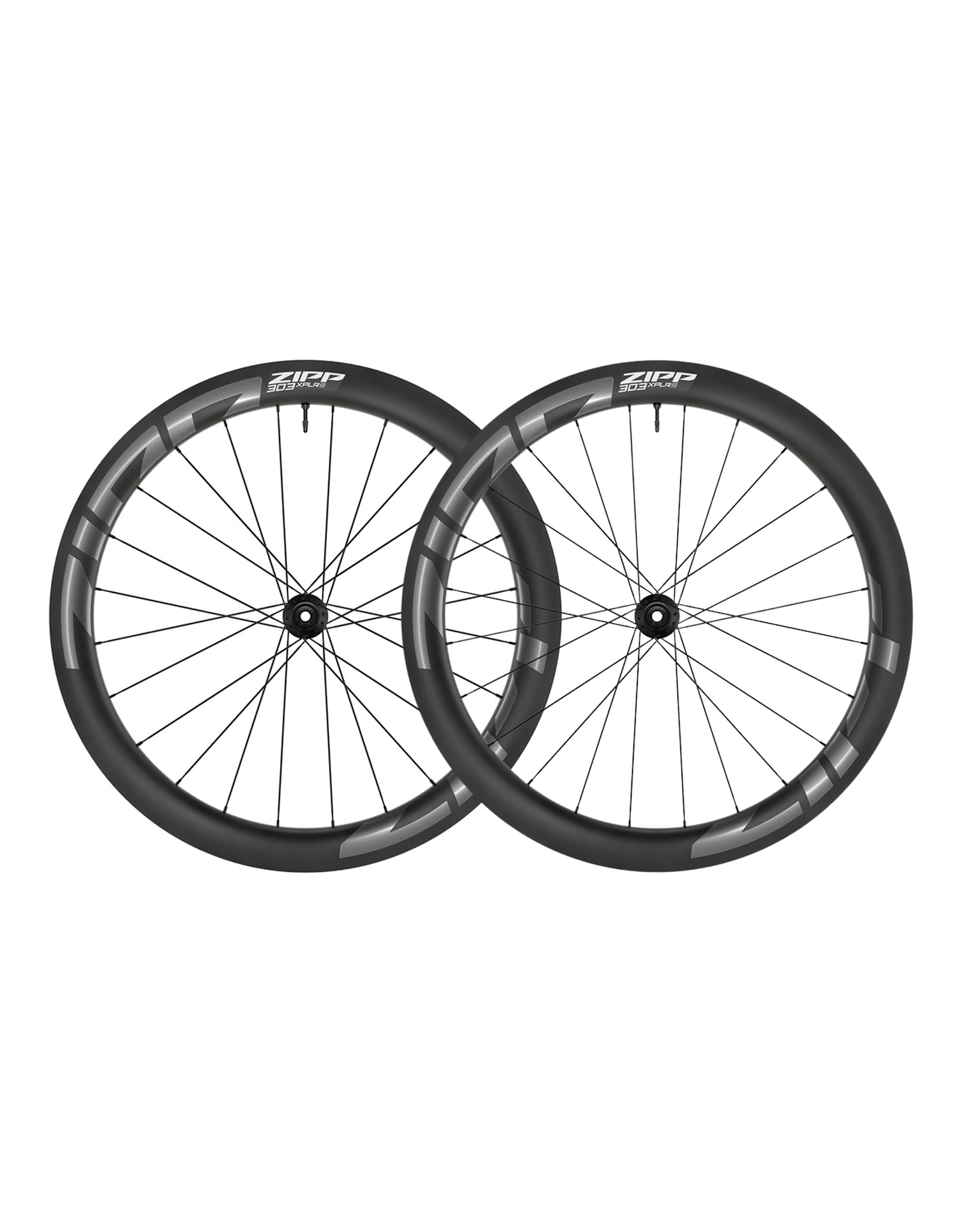 Zipp Speed Weaponry Zipp 303 XPLR S Wheelset - XDR - Center-Lock, Tubeless, Carbon, Black/Dark Gray, 700c, 12x100mm/12x142mm, B1