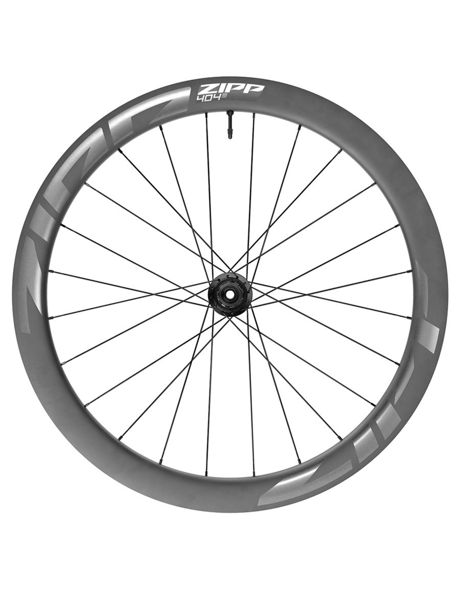 Zipp Speed Weaponry Zipp 404 S Rear Wheelset - XDR - Black/Dark Gray, 700, 12x100/12 x 142mm, Center-Lock, Tubeless, Carbon, A1