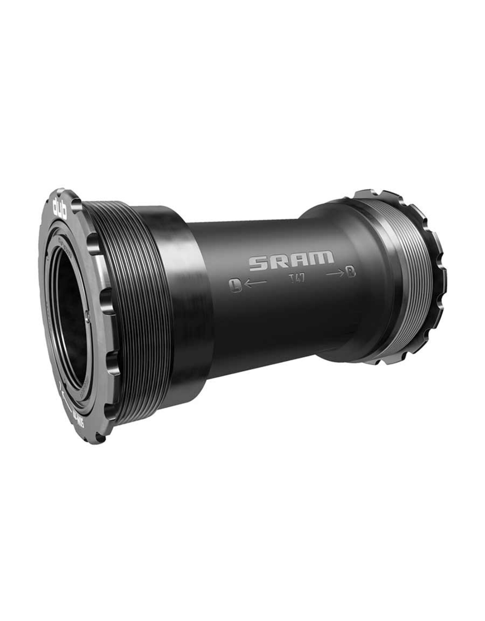 SRAM SRAM DUB Wide T47 Bottom Bracket - T47, 85.5mm, Road Wide, Black