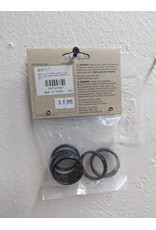 Problem Solvers Problem Solvers Headset Stack Spacer - 28.6, 3mm (1), 5mm (1), 10mm (3), Aluminum, Black, Assorted 5 Piece Kit