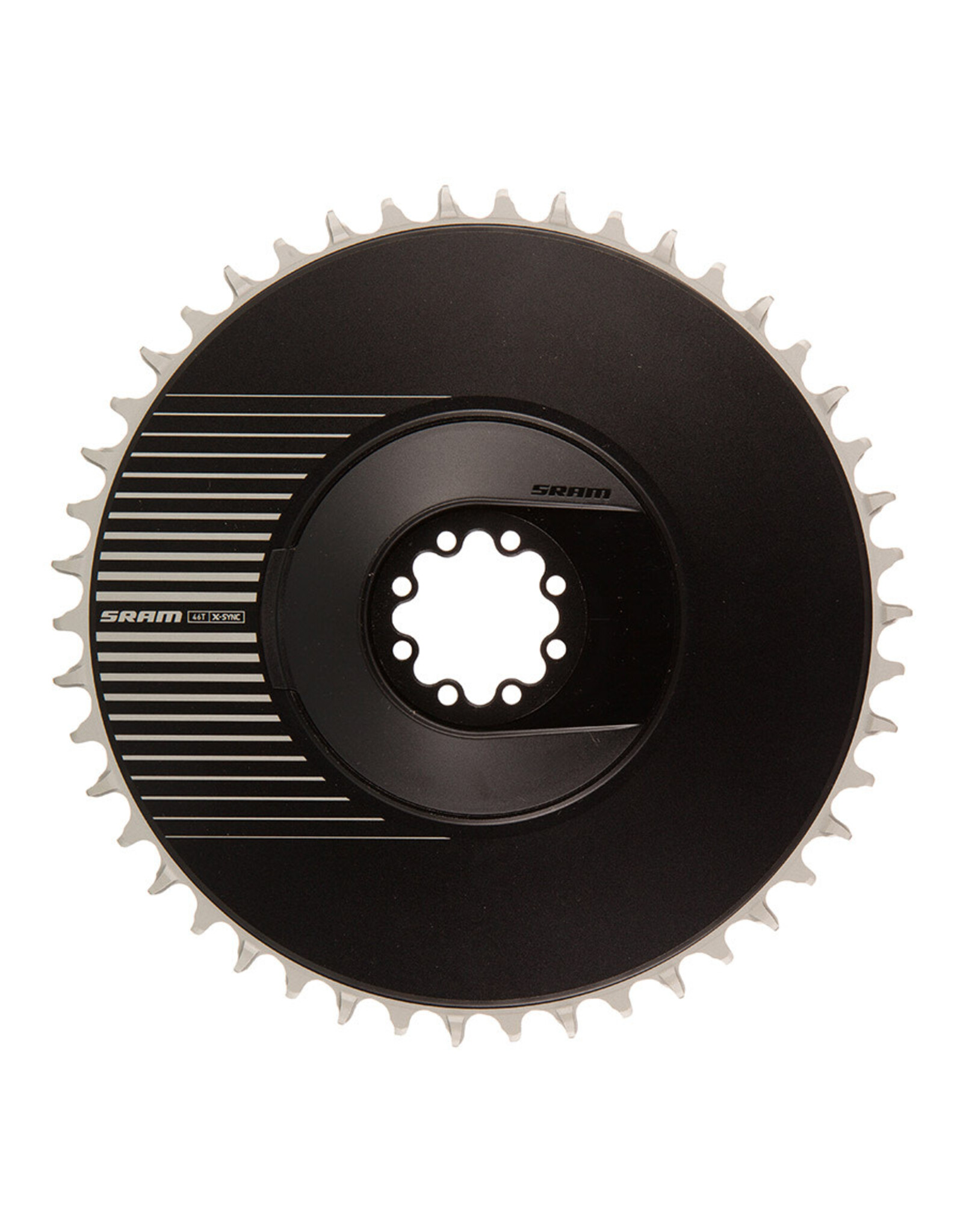 SRAM SRAM RED Aero X-Sync Direct Mount Chainring - 46t, 12-Speed, 8-Bolt Direct Mount, 6.5mm Offet, Black, E1