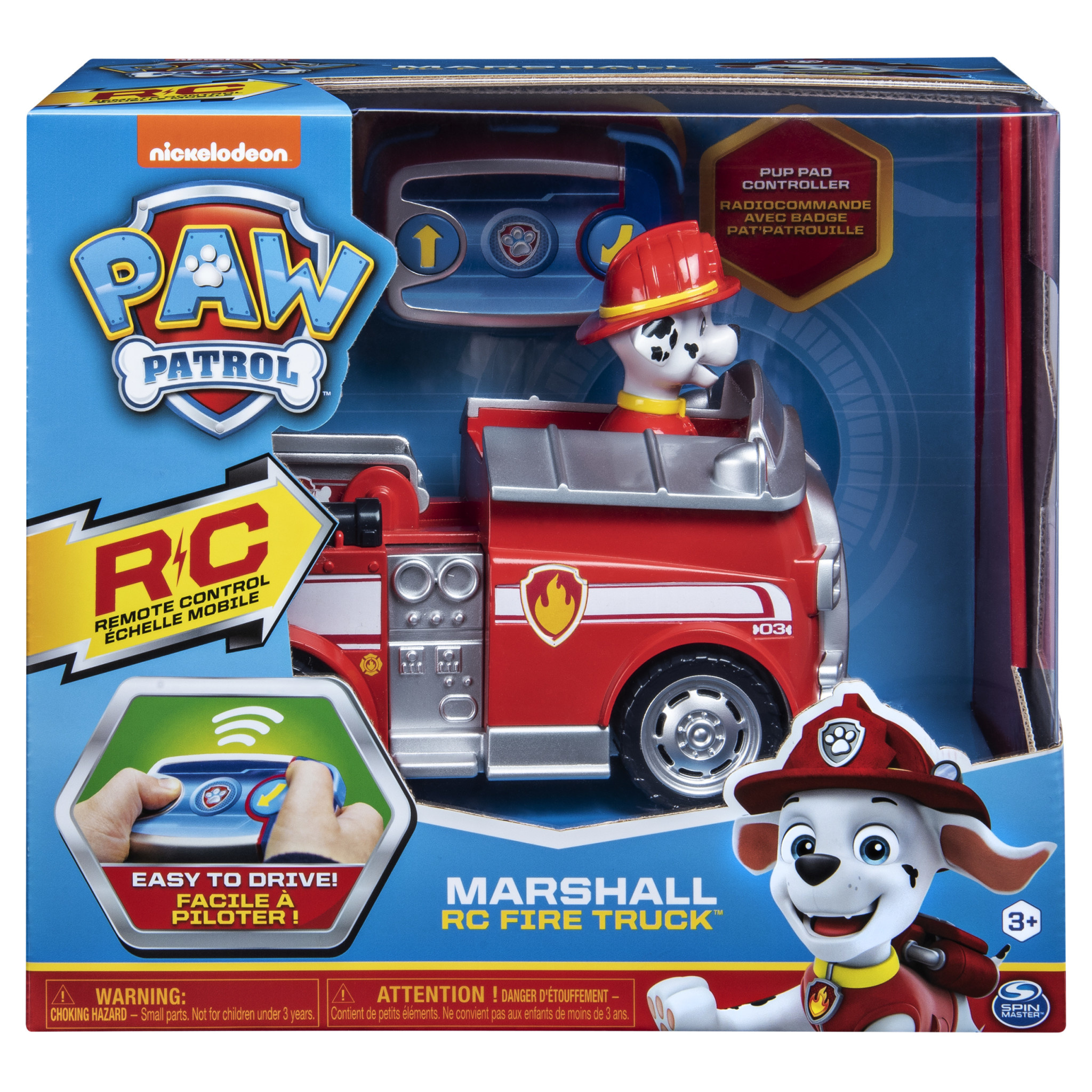 Paw Patrol Marshall Rc Fire Truck Throne Of Toys