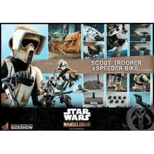 Hot Toys The Mandalorian: Scout Trooper and Speeder Bike 1:6 Set Hot Toys
