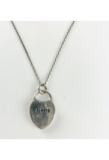 Penny Larsen Heart Pendant Necklace 22" S/S - HEARTK