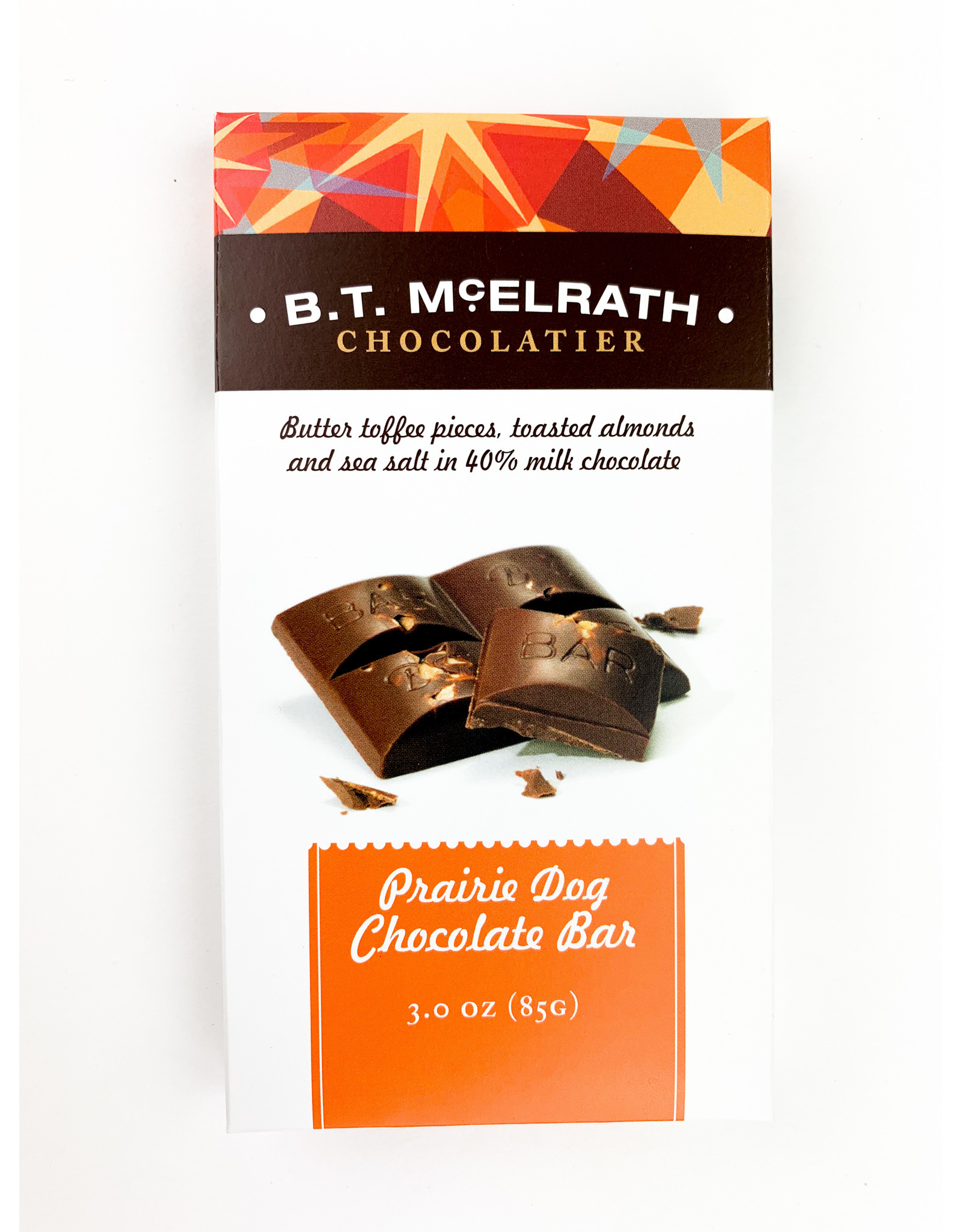 B.T McElrath Prairie Dog Chocolate bar