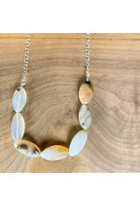Montana Agate 7pc on 22" Sterling Chain - NC30