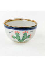 Tesoros Small Pottery Bowl Nopal Mexico