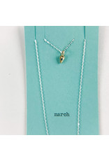 Penny Larsen March Necklace/Aquamarine Silver Chain