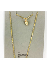 Penny Larsen August Necklace/ Peridot Gold Chain