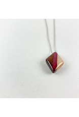 Melinda Wolff-consignment Mini Wood Diamond 16" +Extender 2"/N38