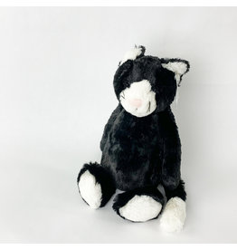 Bashful Black White Kitten - Medium