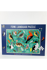 Ginger Fox Fowl Language Puzzle 1000pc