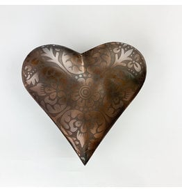 Creative Co-Op Metal Heart Large