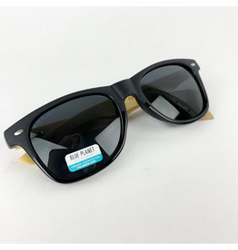 Blue Planet Sunglasses Classic Matte Onyx Bamboo