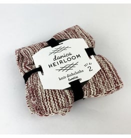 Now Designs Knit Dishcloth Heirloom Wine