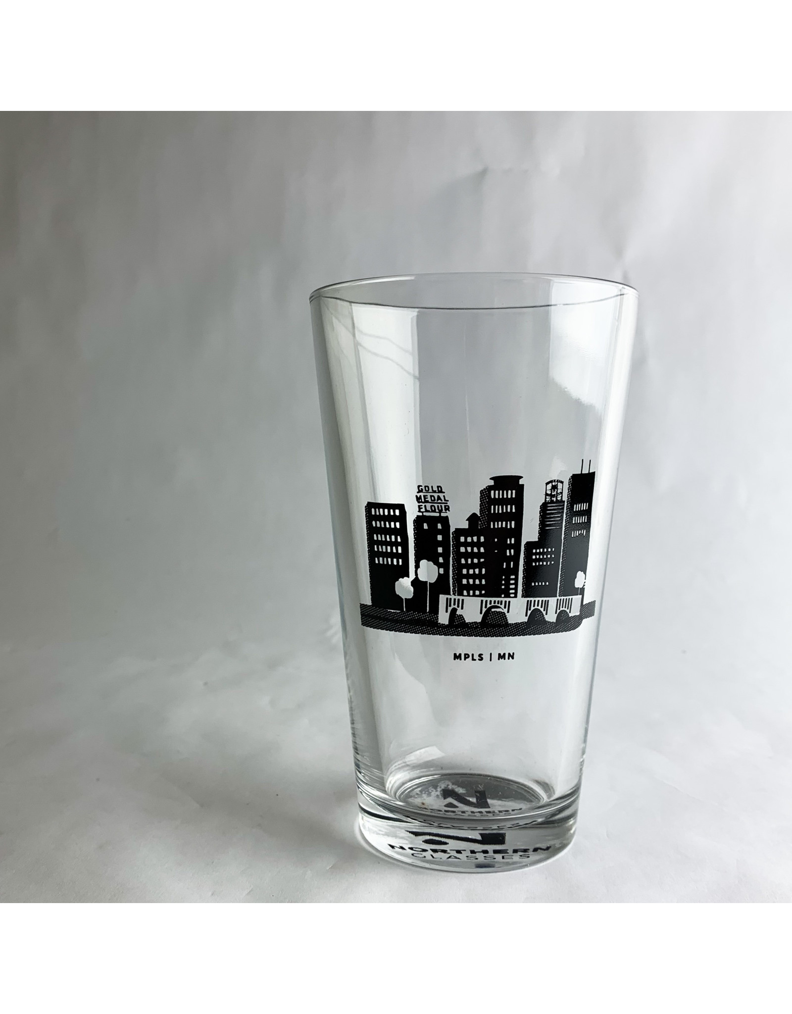 Northern Glasses MPLS Skyline Pint