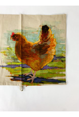 Creative Co-Op Chicken Tea Towel 2