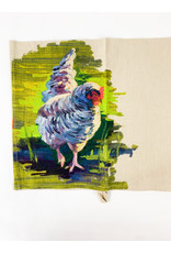 Creative Co-Op Chicken Tea Towel 1