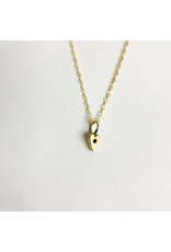 Penny Larsen September Necklace/ Sapphire Gold Chain Birthstone