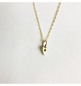 Penny Larsen September Necklace/ Sapphire Gold Chain
