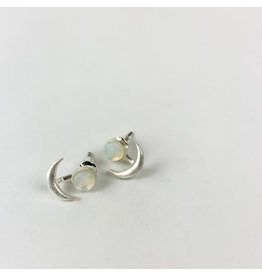 Scout Curated Wears Stone Phase Ear Jacket Opalite Silver