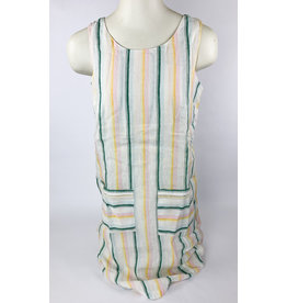 Charlie B Stripe Linen Dress - Natural