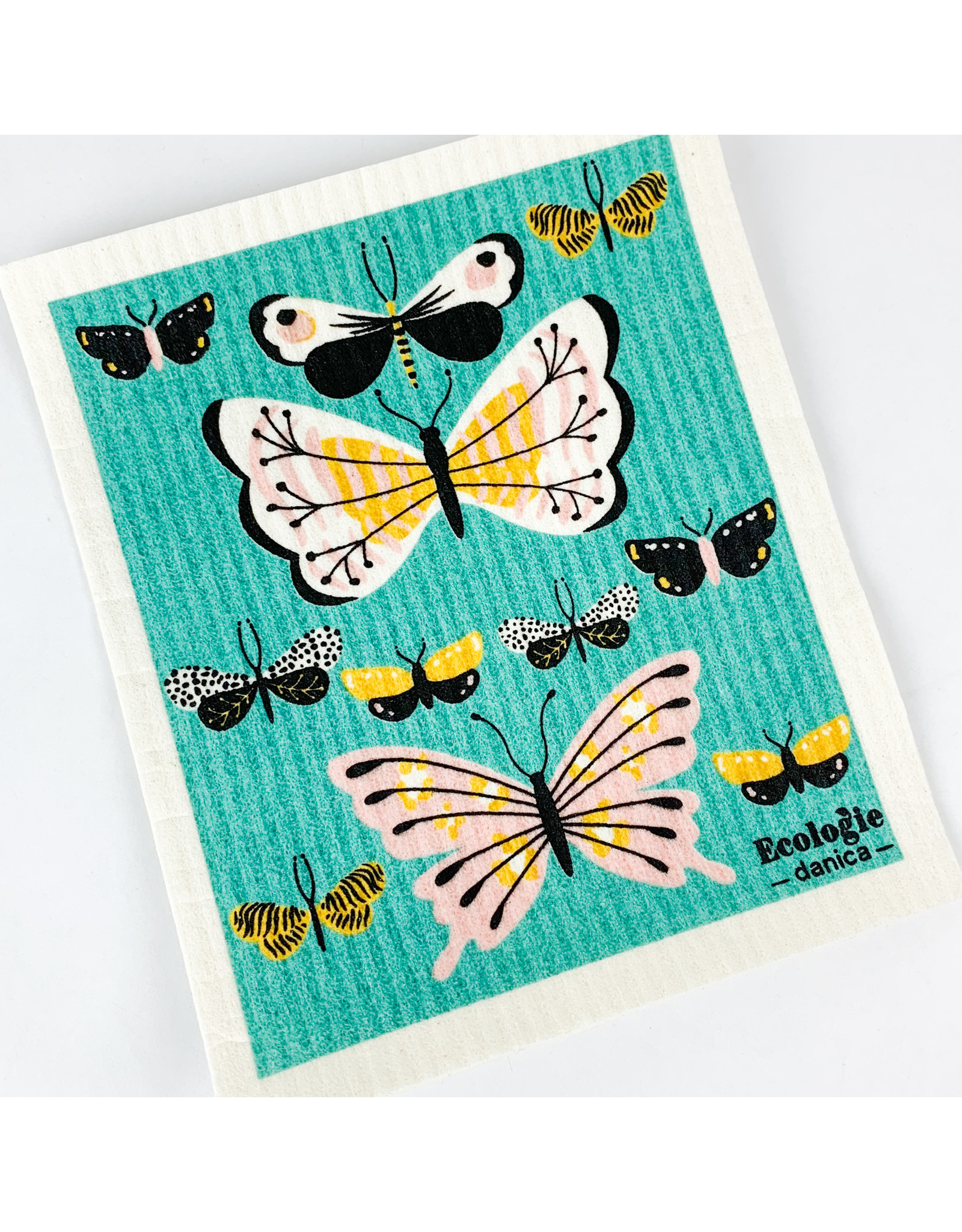 Now Designs Swedish Dishtowel - Butterflies
