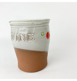 Tiny Town Pottery-consignment Wine Chiller Tiny Bubbles - Consignment