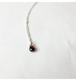 Simple Silver and Garnet - Consignment