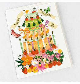 Red Cap Cards Whimsical Cake
