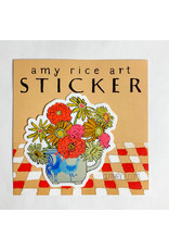 Amy Rice Chicken Vase Sticker
