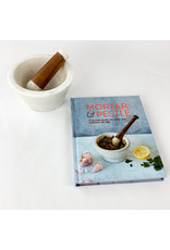 Creative Co-Op Marble and Acacia Wood Mortar and Pestle