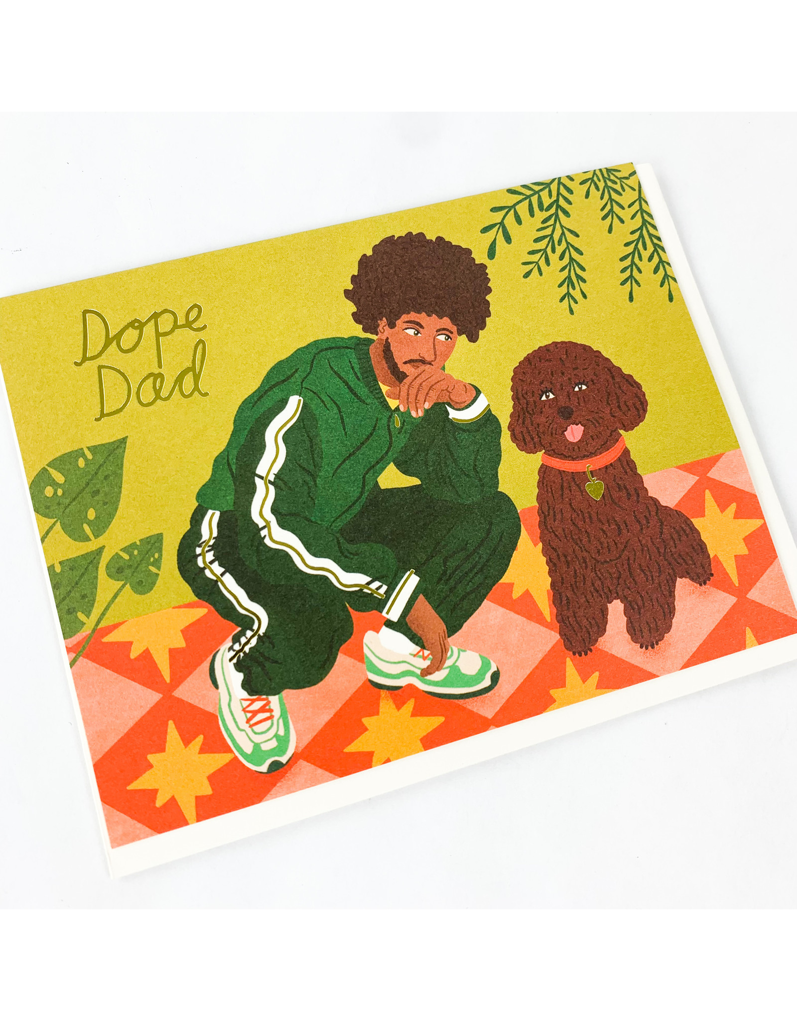 Red Cap Cards Dope Dad Father's Day