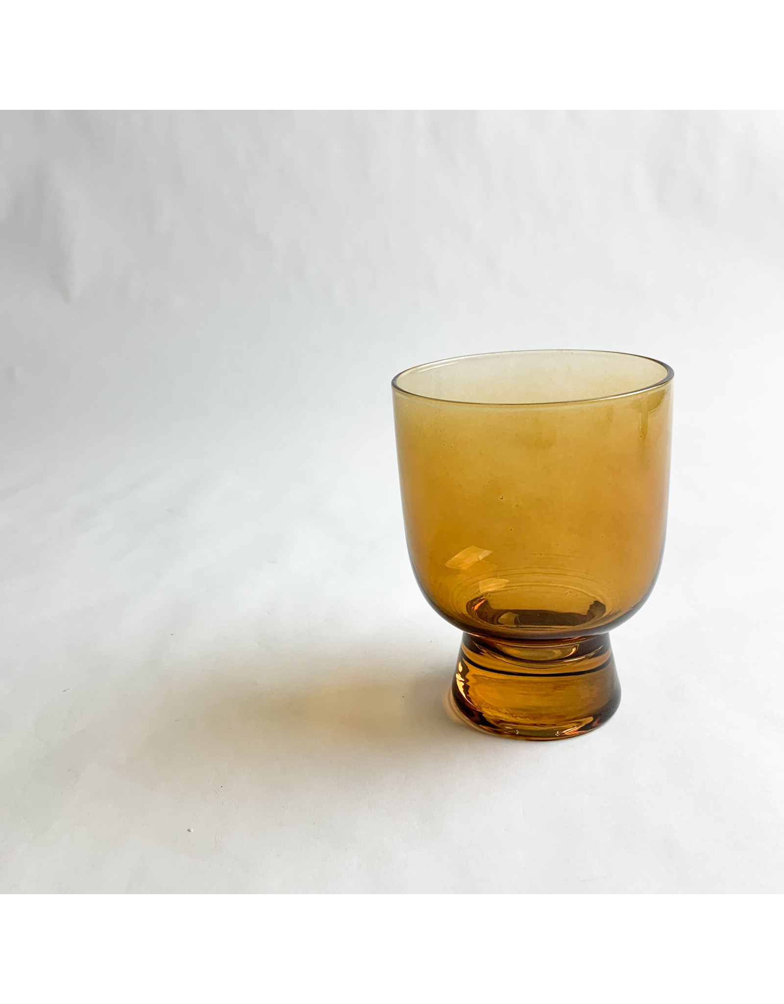 Creative Co-Op Stemless Drinking Glass Burnt Orange