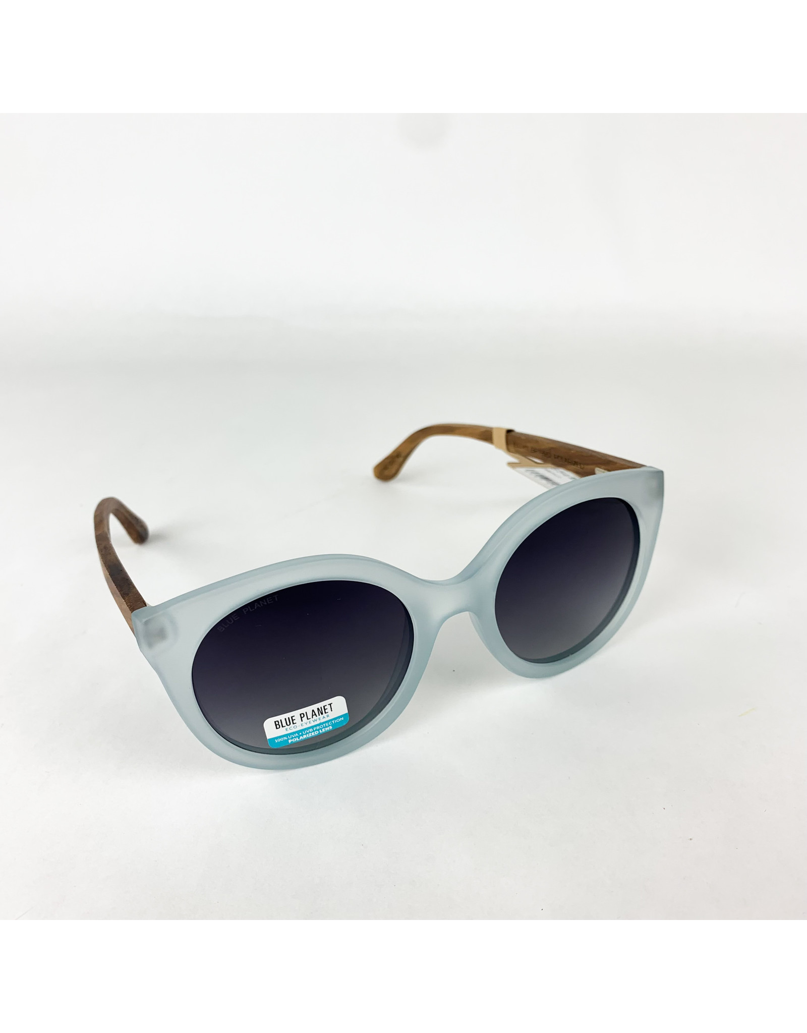Blue Planet Sunglasses Ellyn Matte Blue Walnut