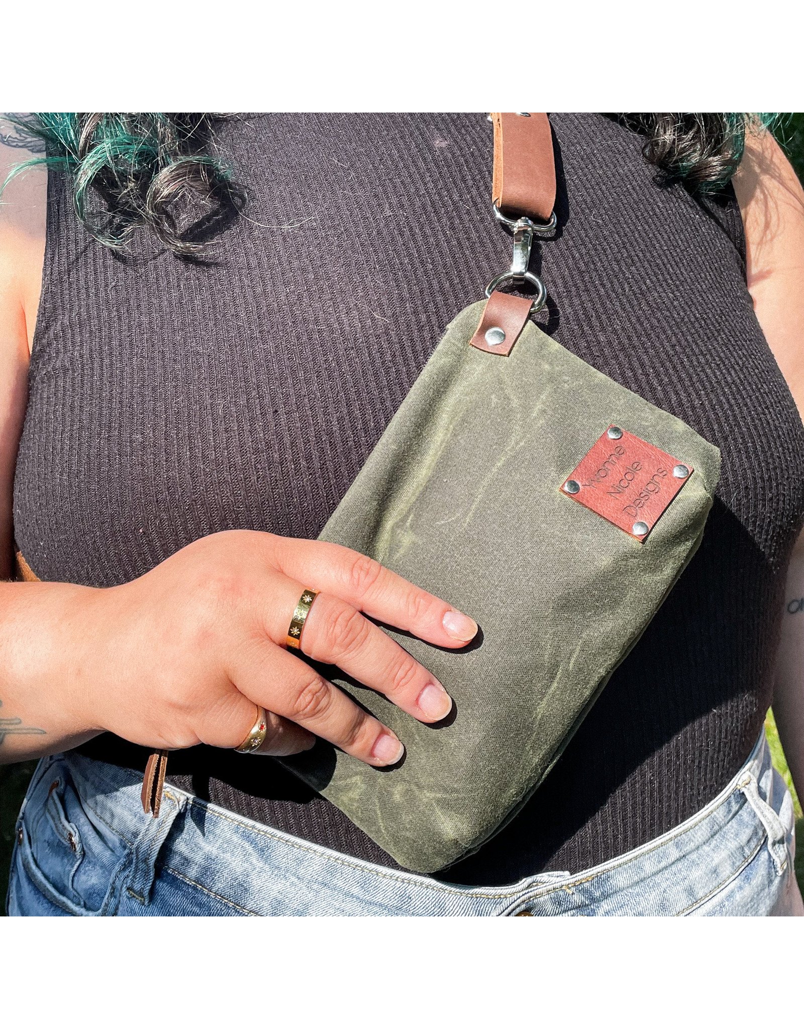 Yvonne Nicole Designs The Bum Bag - Juniper Green Consignment