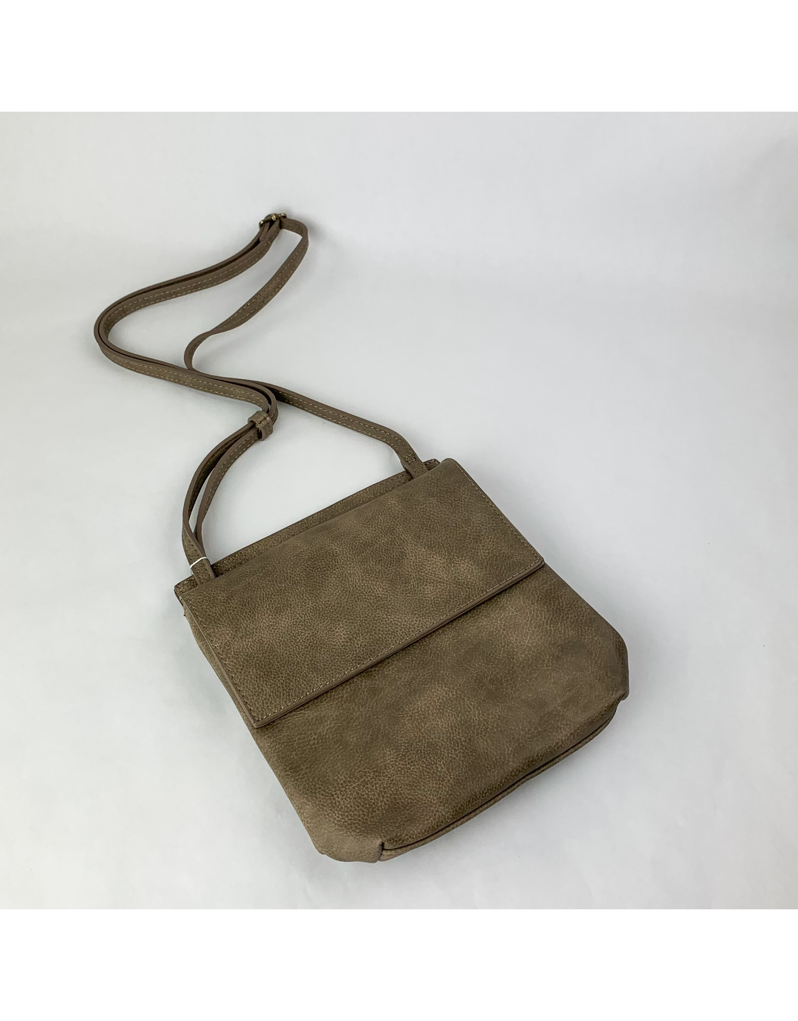 Joy Accessories Taupe Aimee Front Flap