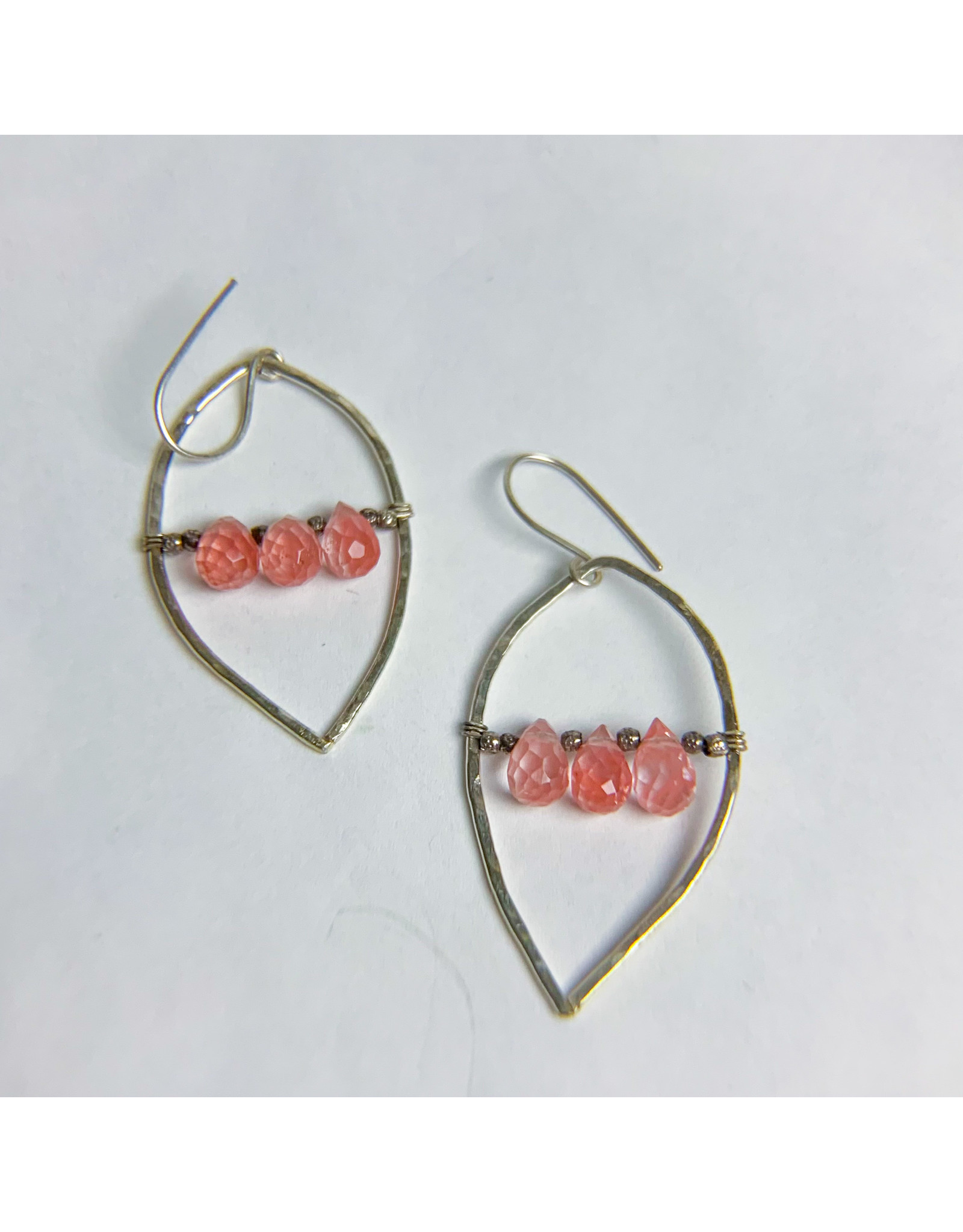 Emily Madland /Consignment EM17 Quartz and Hill Tribe Silver Earrings