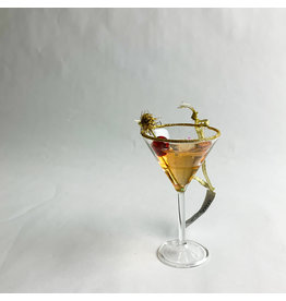 Creative Co-Op Cocktail Ornament - Manhattan