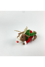 Creative Co-Op Dog Ornament - Playful Bow