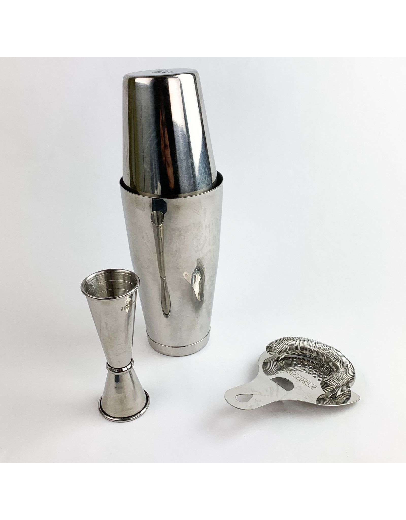 A Bar Above Four Piece Cocktail Shaker Set