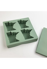 Northern Glasses MN Large Ice Cube Tray - seafoam
