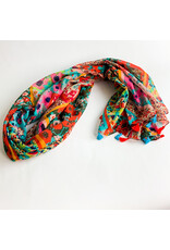 Joy Accessories Patch tassel scarf-Boho