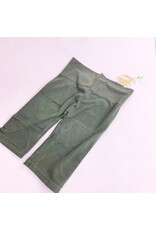 High Waisted Long Shorts - Olive