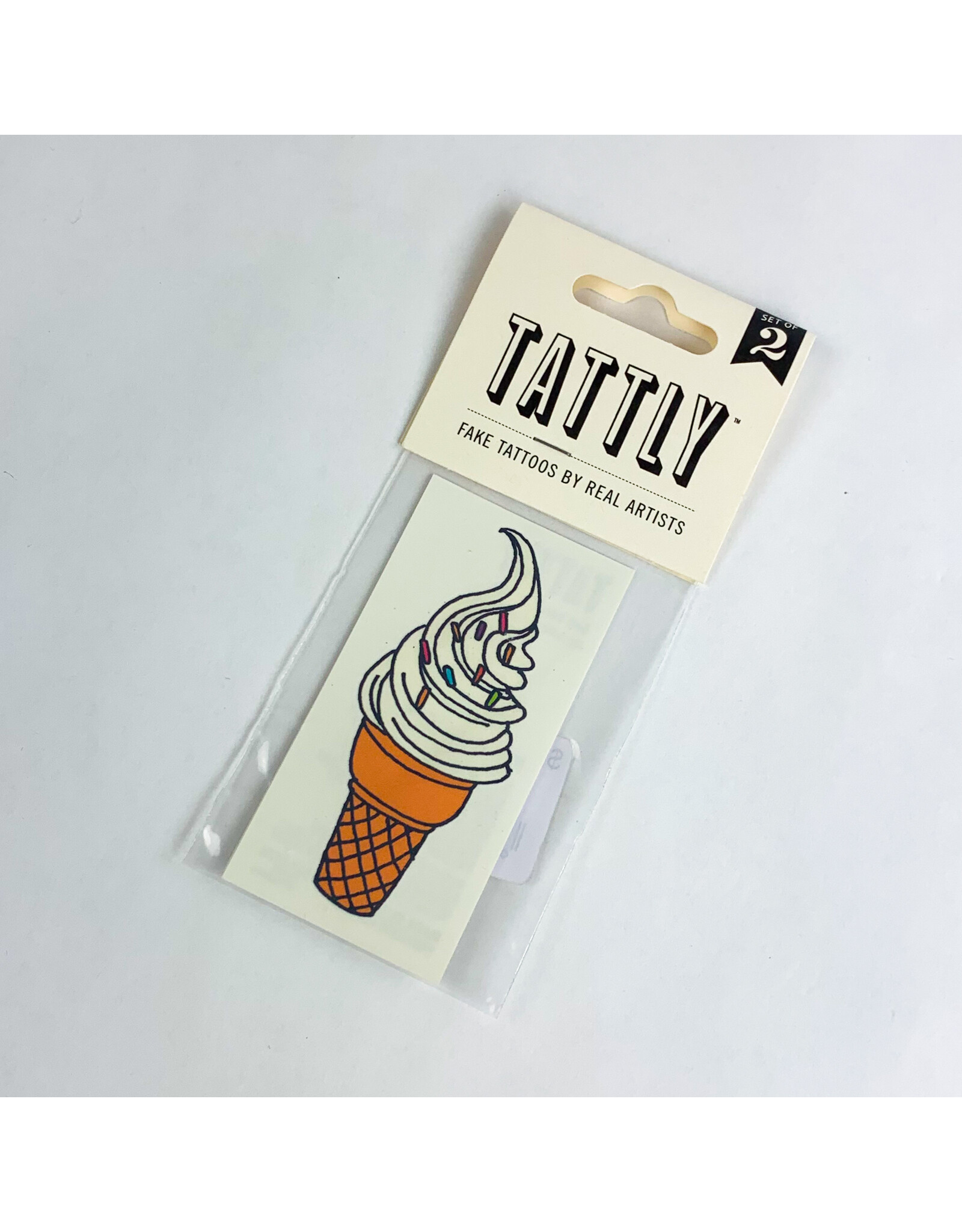 Tattly Soft Serve Tattoo Pair