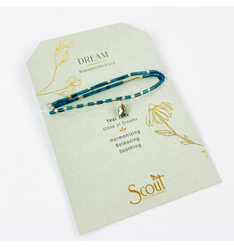 Scout Curated Wears Teardrop Stone Wrap - Teal Jade Stone of Dreams