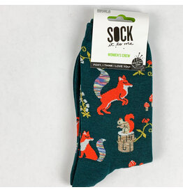 Sock It To Me Women's Crew: Foxy I Think I Love You
