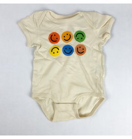 Rock Scissor Paper Happy Faces Onesie